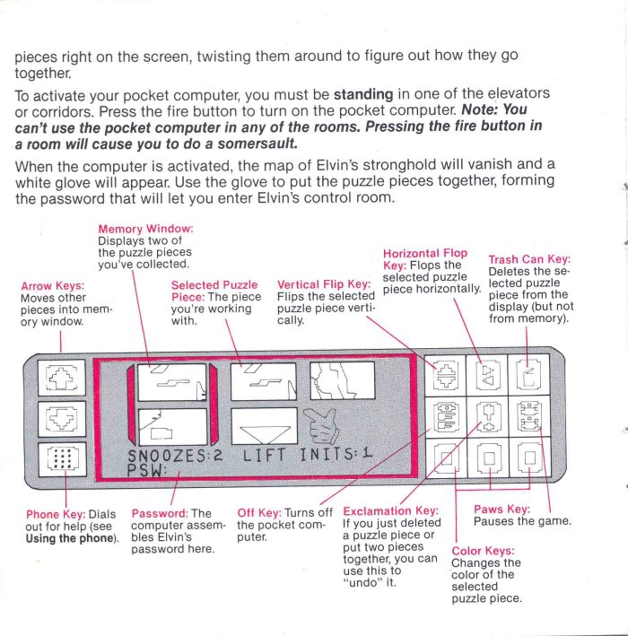 Impossible Mission Manual Page 11 