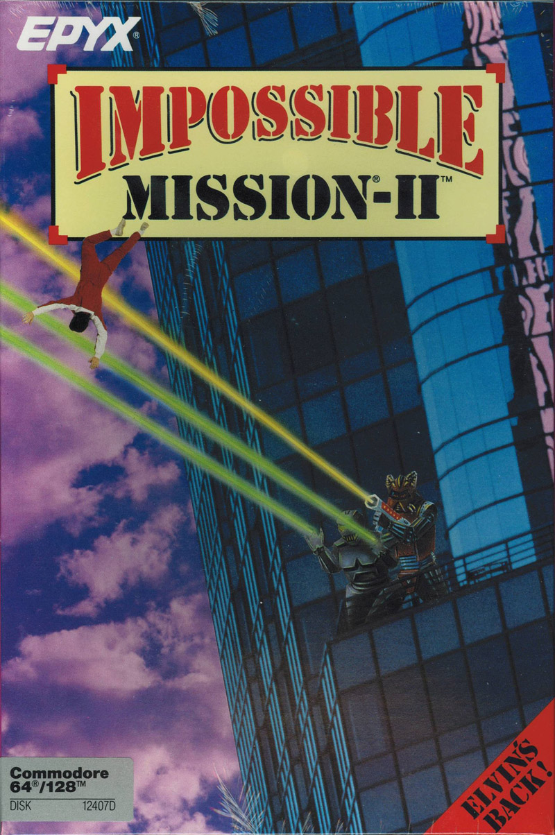 Impossible Mission 2 box front