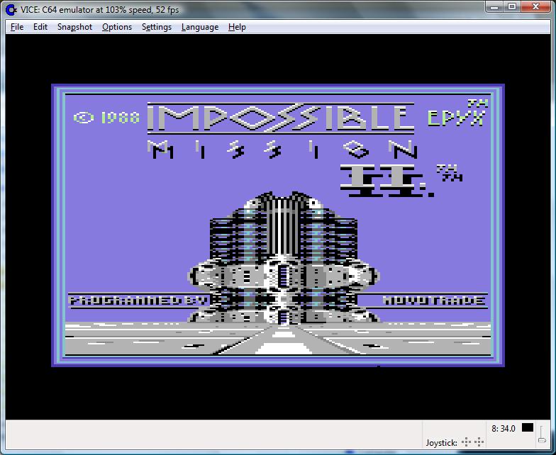 Impossible Mission 2 screen shot 1