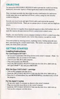 Impossible Mission 2 manual page 4