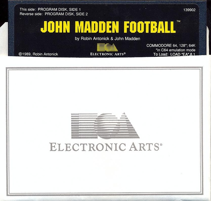 John Madden Football disk