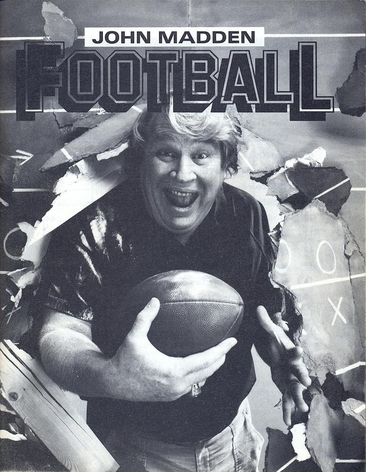 John Madden Football manual page 1