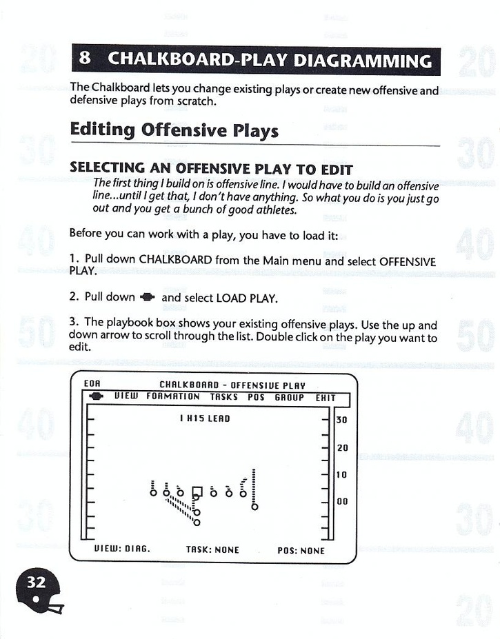 John Madden Football manual page 34