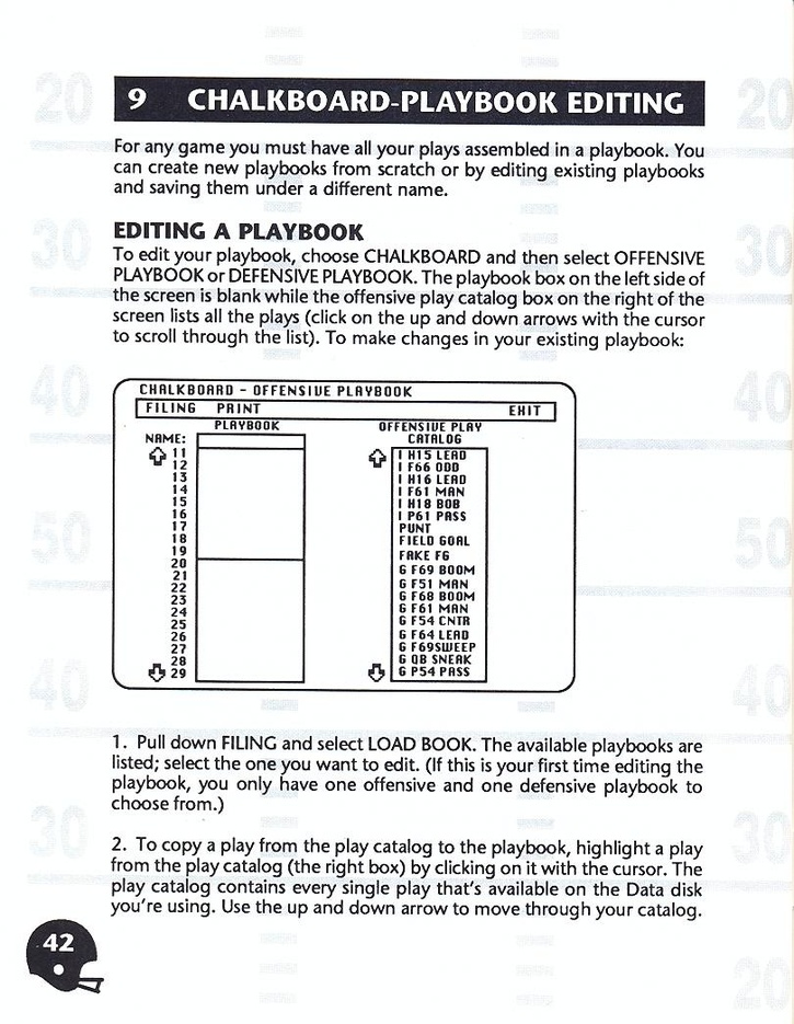 John Madden Football manual page 44