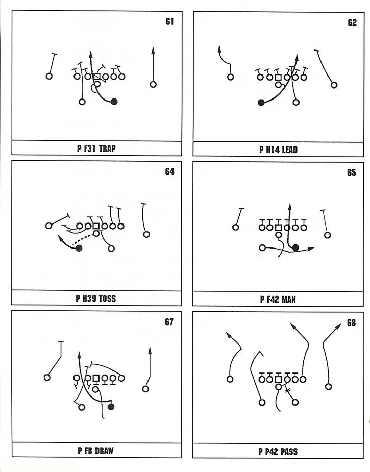 John Madden Football offensive playbook page 12