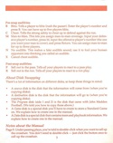 John Madden Football command summary card page 3