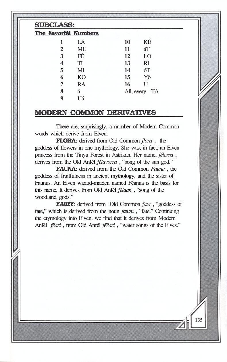 Knights of Legend players handbook page 135