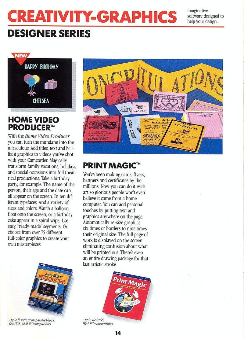 L.A. Crackdown Epyx catalog page 14