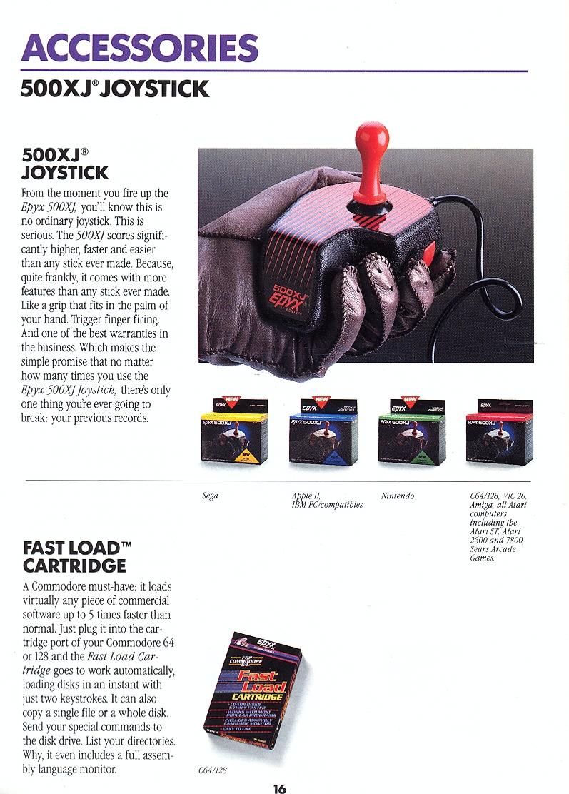 L.A. Crackdown Epyx catalog page 16