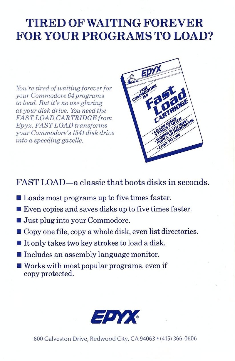 L.A. Crackdown fast load postcard