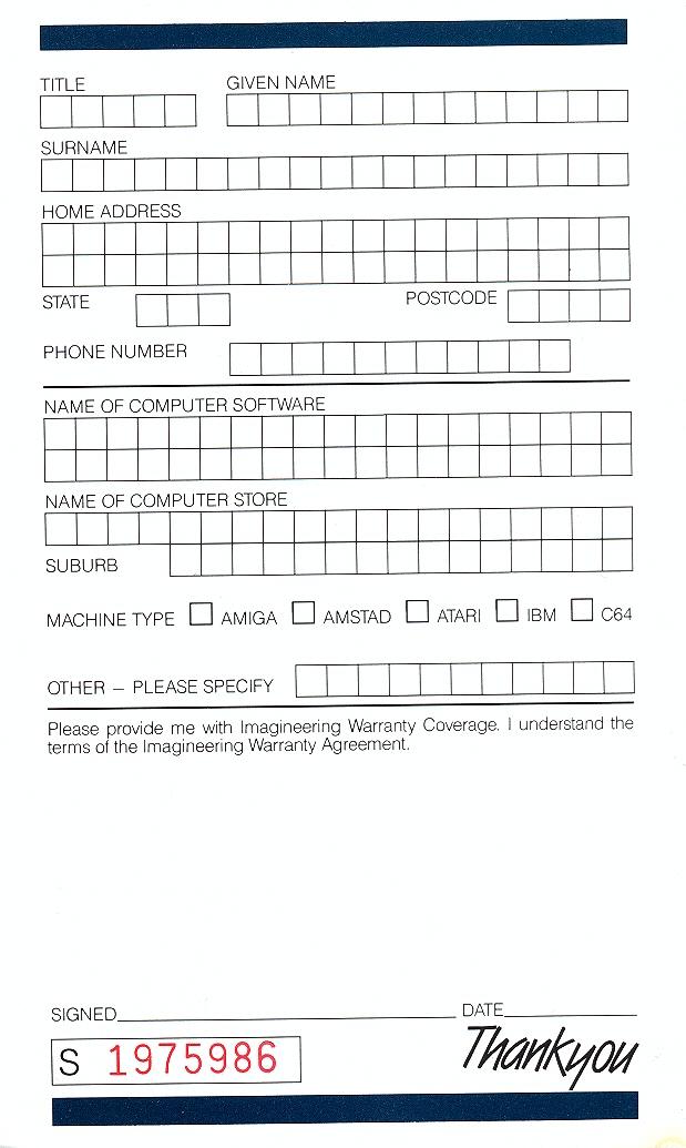 L.A. Crackdown warranty page 3