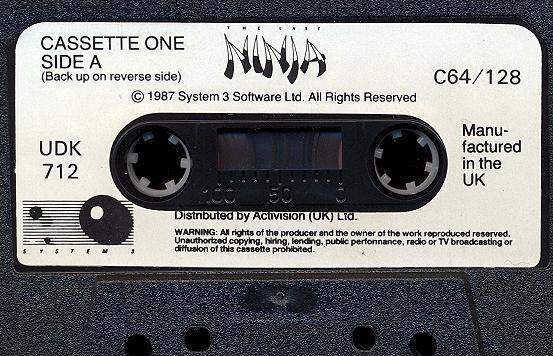The Last Ninja cassette one