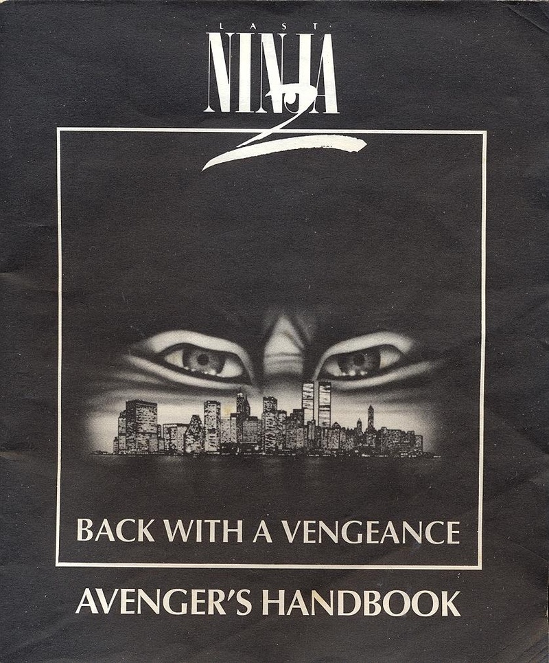 Last Ninja 2 manual front cover