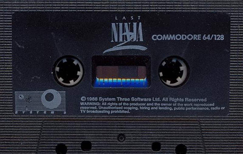 Last Ninja 2 cassette one