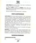Last Ninja 2 manual page 37