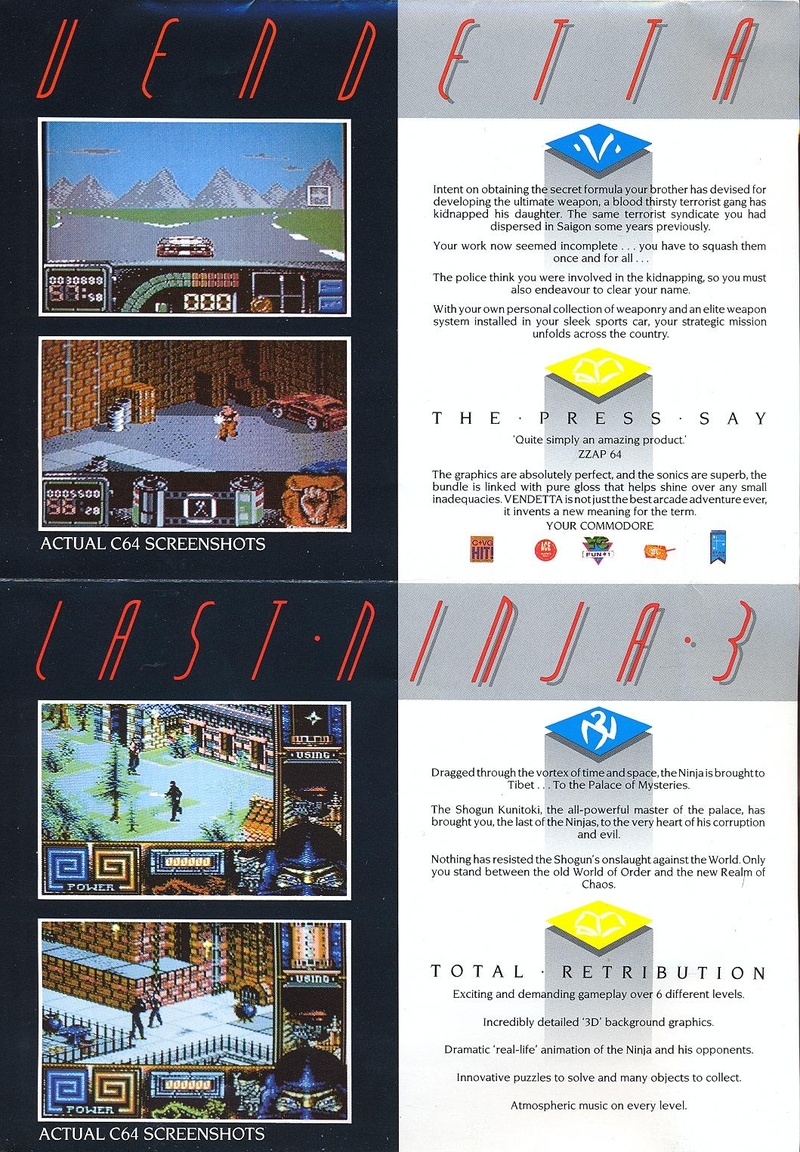 Last Ninja 3 leaflet part 3