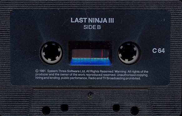 Last Ninja 3 tape side B