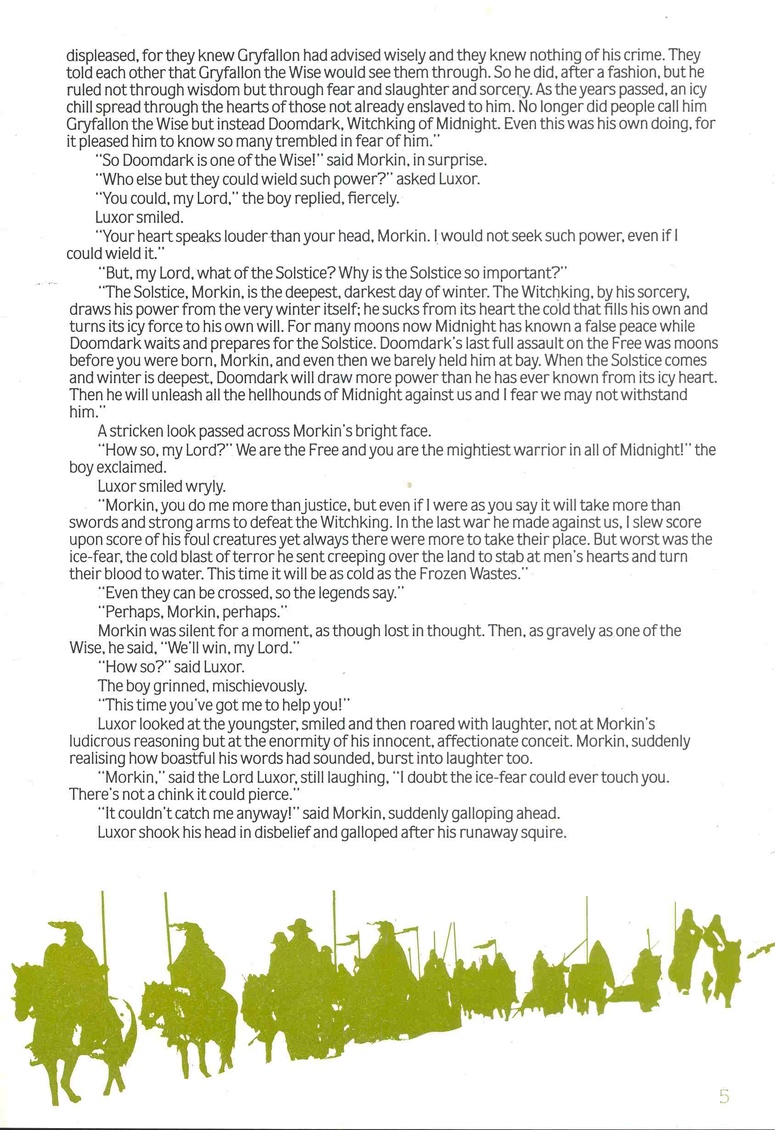The Lords of Midnight Manual Page 5 