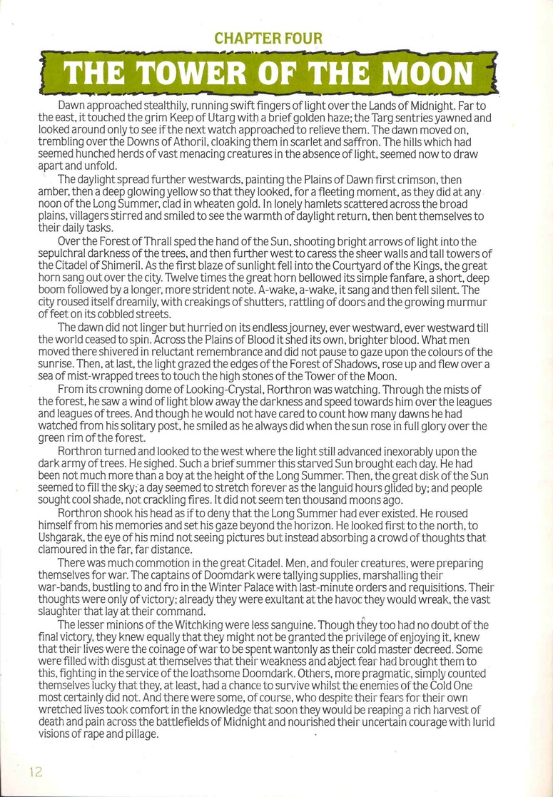 The Lords of Midnight Manual Page 12 