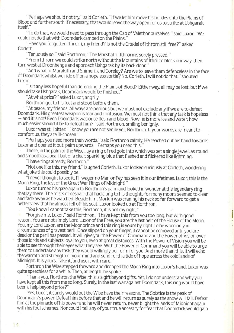The Lords of Midnight Manual Page 14 