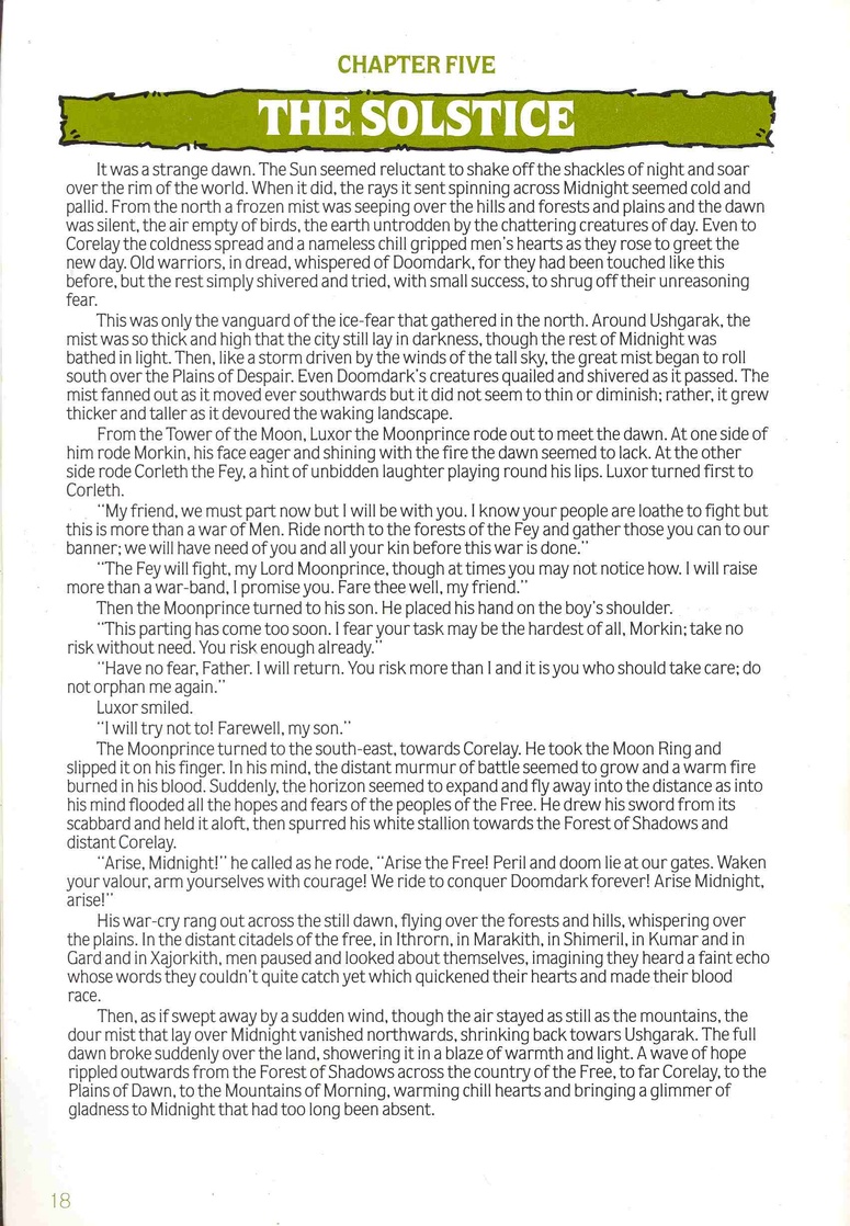 The Lords of Midnight Manual Page 18 