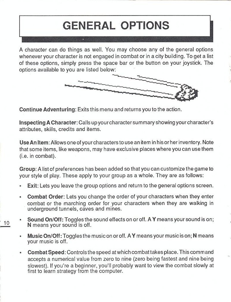 Mars Saga manual page 10