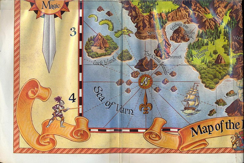 Might and Magic map bottom left