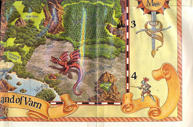 Might and Magic map bottom right