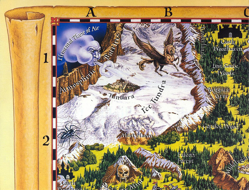 Might and Magic II map top left