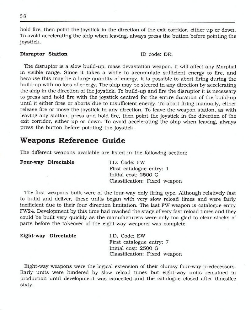 Morpheus manual page 38