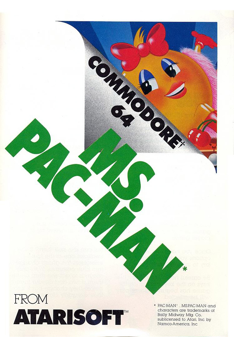 Ms. Pac-Man manual page 1