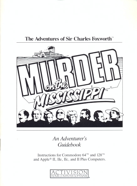 Murder on the Mississippi Adventurers Guidebook front cover