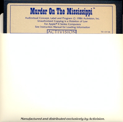 Murder on the Mississippi Floppy disk