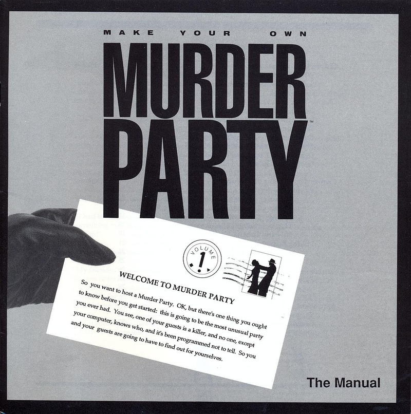 Make Your Own Murder Party manual front cover