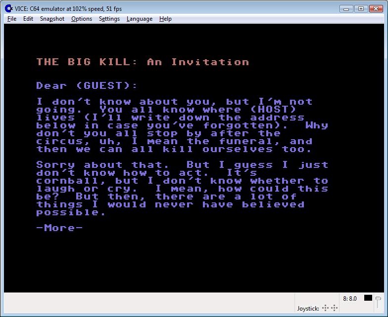 Make Your Own Murder Party screen shot 3