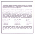 Make Your Own Murder Party command summary page 3