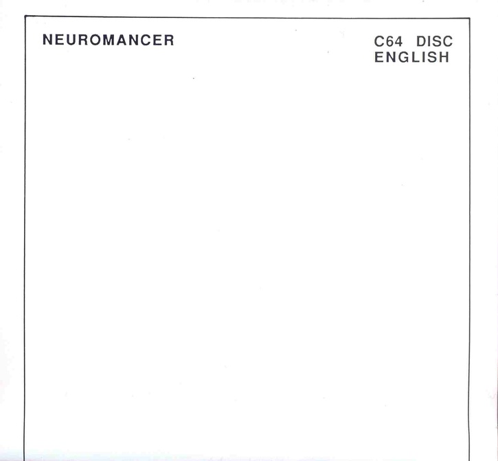 Neuromancer Inlay inside page 3