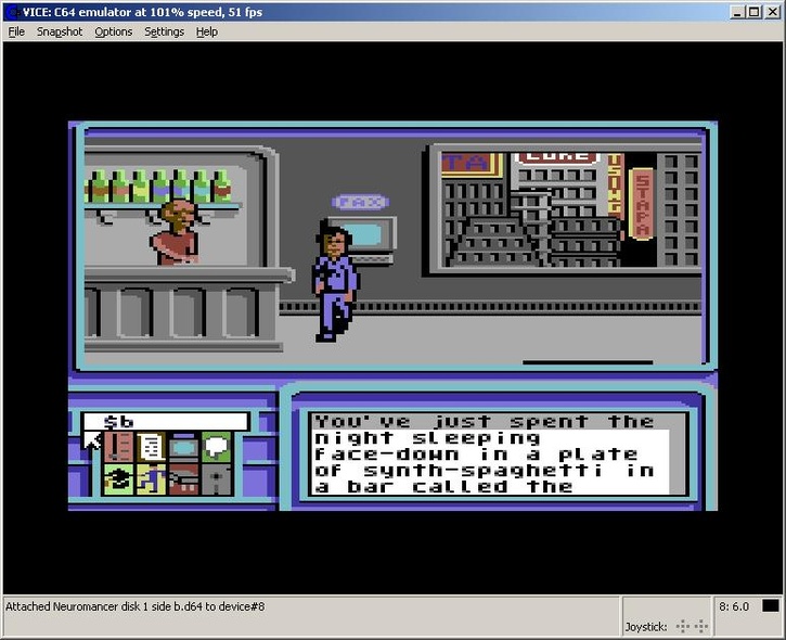 Neuromancer screen shot 2