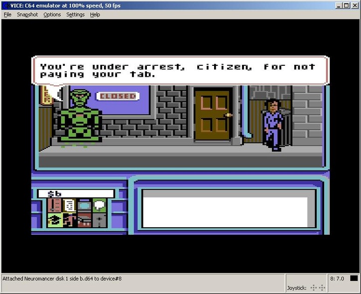 Neuromancer screen shot 4