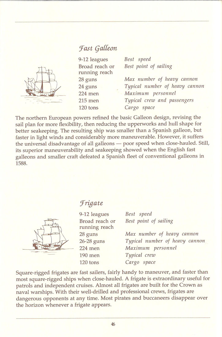 Pirates! manual page 46
