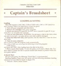 Pirates! Captains Broadsheet page 1