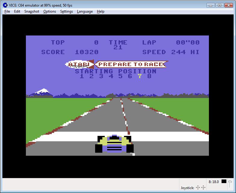 Pole Position screen shot 3