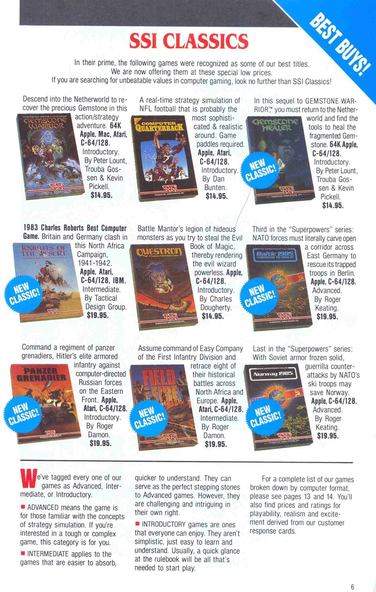 Pool of Radiance SSI 1988 Brochure 6 