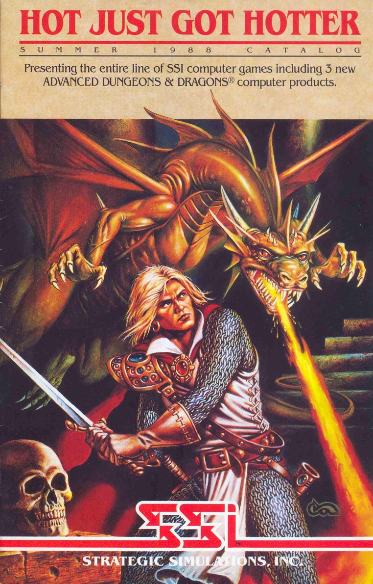 Pool of Radiance SSI 1988 Brochure Front Cover 