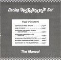 Racing Destruction Set Manual Front Cover