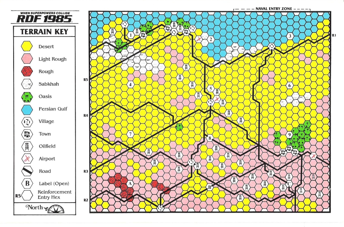 RDF 1985 Terrain Key 