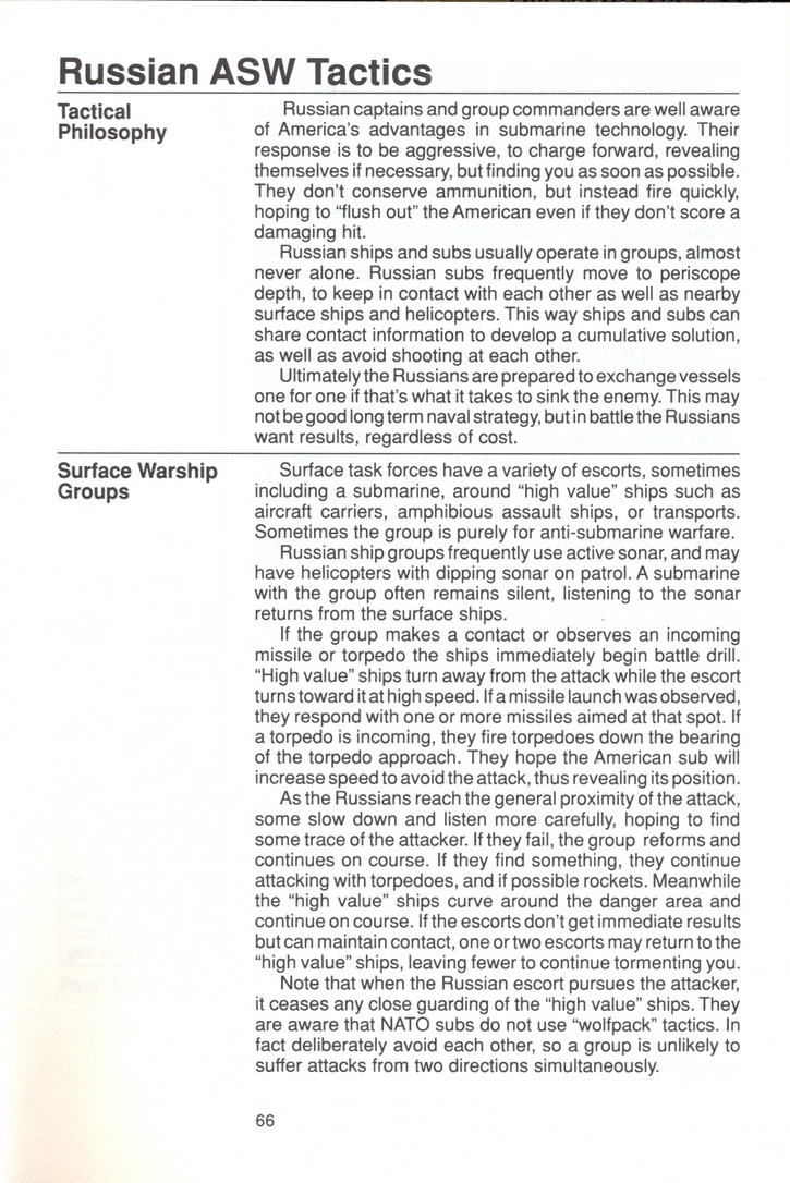 Red Storm Rising combat operations manual page 66