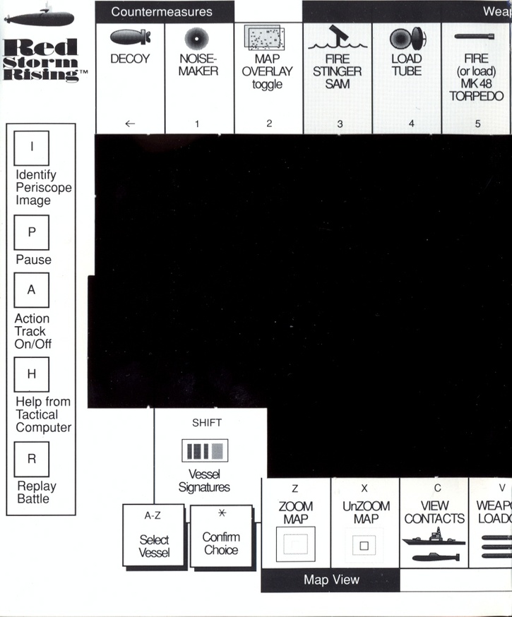 Red Storm Rising keyboard overlay part 1