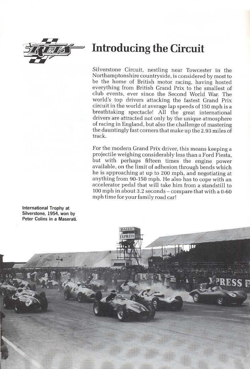 Revs racing programme page 2