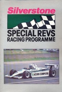 Revs racing programme front cover